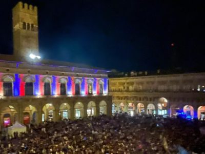 Bologna, piazza da Champions League: il racconto di una serata indimenticabile