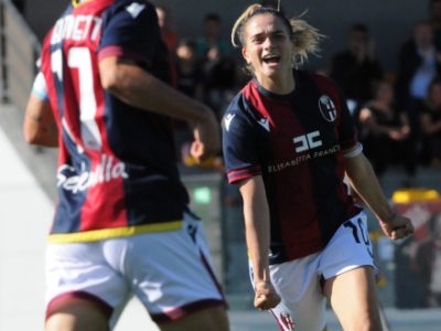 Bologna Women da urlo, 6-1 all'Arezzo e quarta vittoria in 4 gare: tripletta di Gelmetti, a segno anche Sechi, Battelani e Kustrin