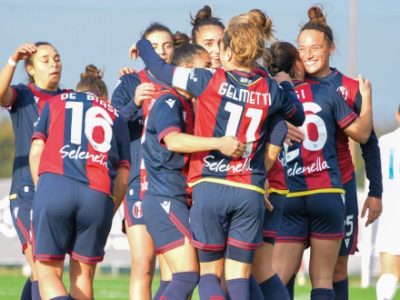 Il Bologna Women travolge 6-0 il Pavia Academy e torna al terzo posto: a segno Gelmetti (doppietta), Raggi, De Biase, Battelani e Sciarrone