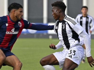 In casa della Juventus il Bologna Primavera scappa, si fa riprendere, resta in 10 e resiste: a Vinovo finisce 2-2