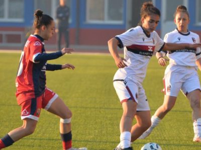 Bologna Women, solo 1-1 in casa del Lumezzane: Battelani risponde a Pinna, le rossoblù scendono al quarto posto