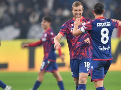 Niente da fare Bologna, nemmeno stavolta: rossoblù sontuosi e avanti 2-0 allo Stadium, la Juve pesca il 2-2 con Koopmeiners e Mbangula